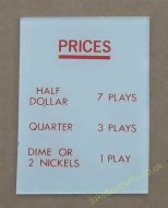 Jukebox Pricing Glass (CM48)