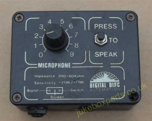 DDA Microphone Control Unit (DDA25)