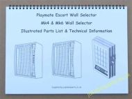 Playmate Escort, Escort MK4 & Escort MK6 Wall Selector Manual JP-ESC