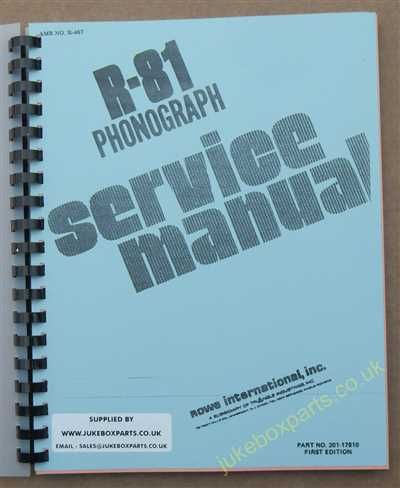 Rowe Ami R-81 Manual (1977)