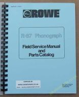 Rowe Ami R-87 Golden 7, Sapphire 7 Manual (1984)