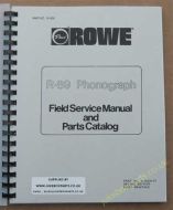 Rowe Ami R-89 Golden 89, Sapphire 89 Manual (1985)