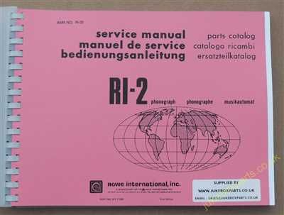 Rowe Ami RI-2 Fantasia, Canterbury Manual