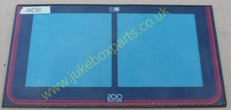 Rowe-Ami R85 Title Card Glass (AR35)