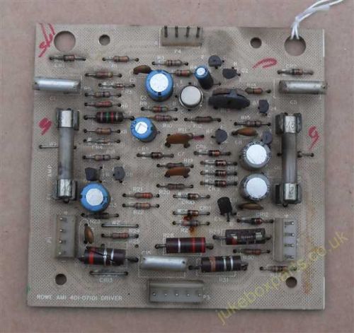 Rowe-Ami Amplifier Driver Board PCB 401-07101 (AR76B)