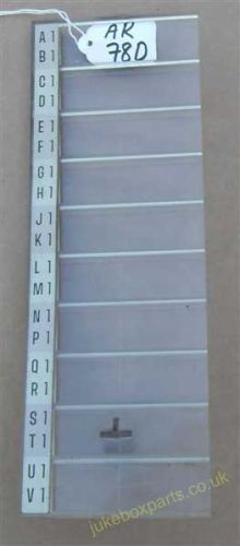 Rowe-Ami Title Card Holder A1-V1 (AR78D)