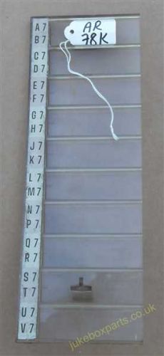 Rowe-Ami Title Card Holder A7-V7 (AR78K)