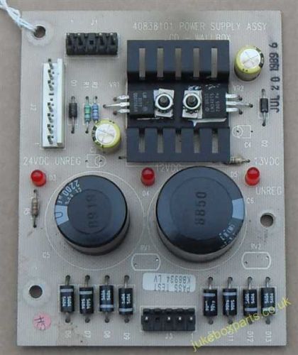 Rowe-AMI CD Wall Box Power Supply PCB 40838101 (CD19)