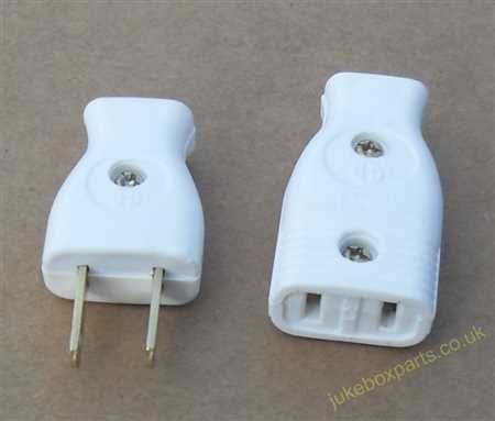 American 2 Pin Plug & Socket Set (AP04)