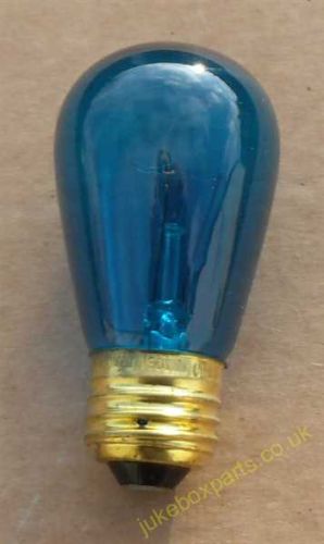 Blue Colour Bulb 130v 11w ES Used In Rowe-Ami (MB00B)