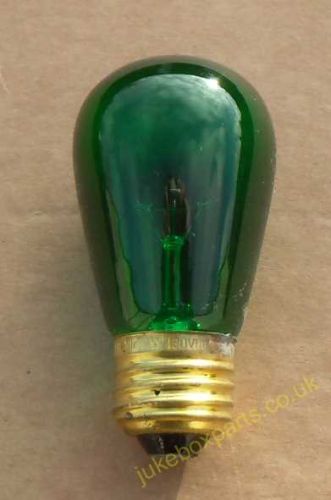 Green Colour Bulb 130v 11w ES Used In Rowe-Ami (MB00G)