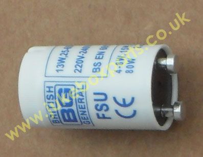 Fluorescent Starter Standard 240v 4/65 watts