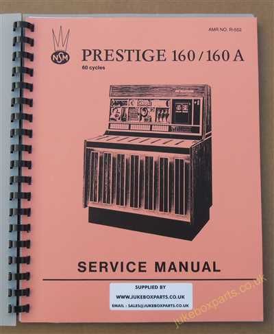 NSM 160, 160A PRESTIGE Service Manual (1970)