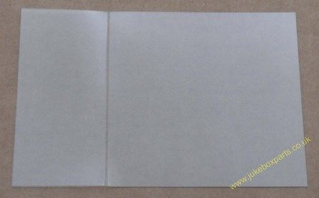 NSM Pack of 25 Clear Plastic Sleeves for Sliding Page Units