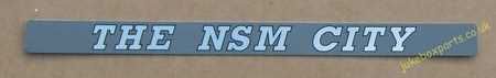 NSM City Aluminium Badge (NSM32)