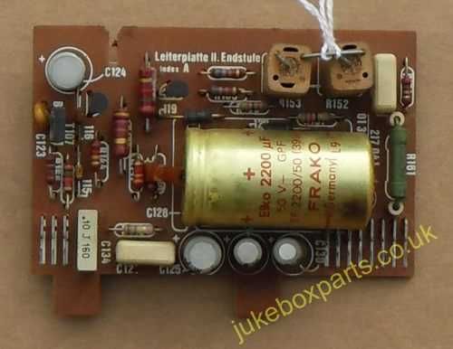 NSM PCB Leiterplatte II. Endstufe Index A 217041 01340250 (NSM85)