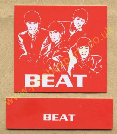 Seeburg V, VL & KD Drum Card & Classification Strip BEAT Orange (JP520)