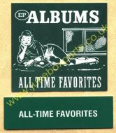 Seeburg V, VL & KD Drum Card & Classification Strip EP Albums All Time Favourites Green (JP526)