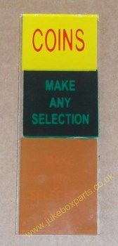 Seeburg V & VL Selection Glass (JP545)