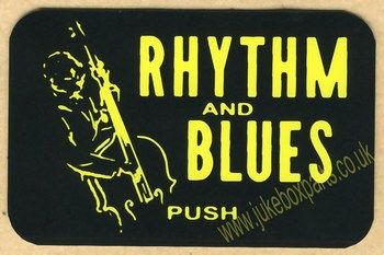 Rock-ola Tempo Push Button Card Black & Yellow (JP551)