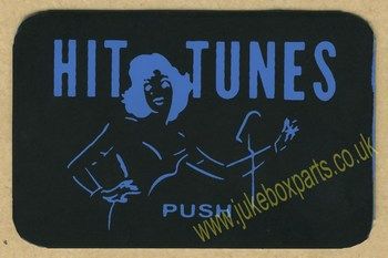 Rock-ola Tempo Push Button Card Black & Blue (JP552)