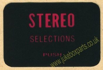 Rock-ola Tempo Push Button Card Black & Pink (JP554)