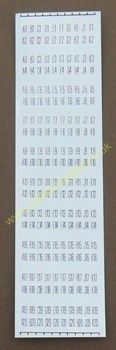 AMI H I J K Title Card Holder Number Strips (JP559)