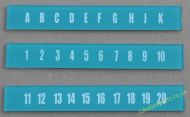 AMI Continental 1 Selection Letters & Numbers Set (JP621)