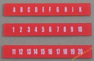 AMI Continental 2 Selection Letters & Numbers Set(JP622)
