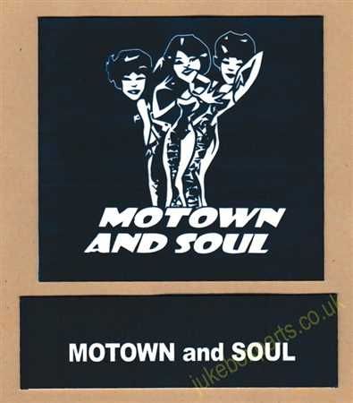 Seeburg V, VL & KD Drum Card & Classification Strip Motown & Soul Blue (JP637)