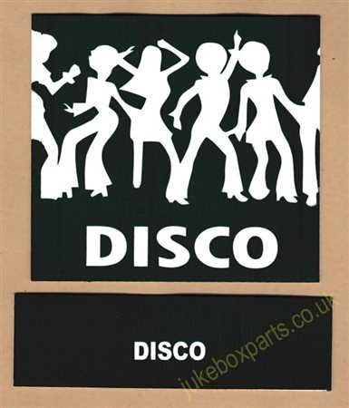 Seeburg V, VL & KD Drum Card & Classification Strip Disco Green (JP641)