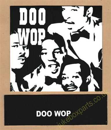 Seeburg V, VL & KD Drum Card & Classification Strip Doo Wop Green (JP647)