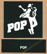 Seeburg V, VL & KD Drum Card & Classification Strip Pop Green (JP650)