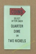 Seeburg Q, AY & DS Instruction Glass (JP666)