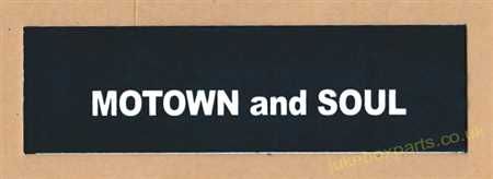 Seeburg V, VL & KD Motown & Soul Classification Strip (JP685)