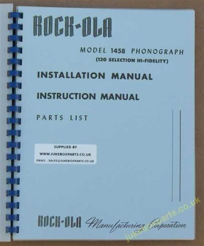 Rock-Ola 1458 Manual