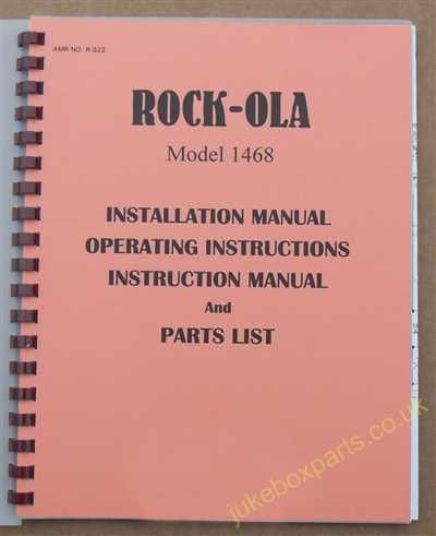 Rock-Ola 1468 Manual