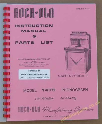 Rock-Ola 1475 Tempo 1 Manual