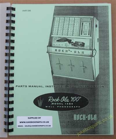 Rock-Ola Model 1484 Parts, Instructions, & Installation Manual