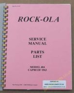 Rock-Ola 404 Capri Manual (1963)