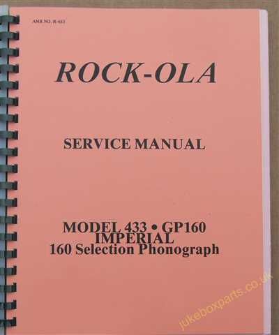 Rock-Ola 433 GP160 Imperial Manual (1966)
