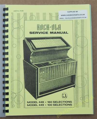 Rock-Ola 448, 449 Manual (1972)