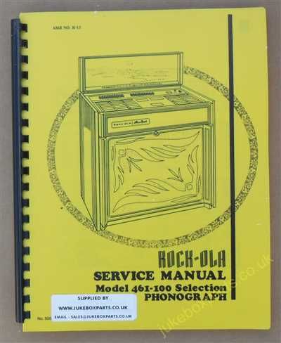 Rock-Ola 461 Manual (1976)