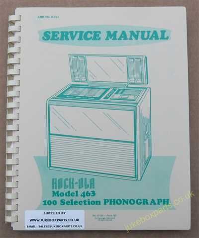 Rock-Ola 463, 469 Manual (1976-77)