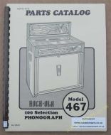 Rock-Ola 467 New Princess Parts Catalog (1977)