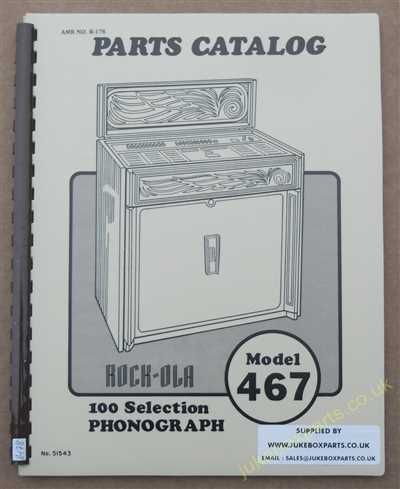 Rock-Ola 467 New Princess Parts Catalog (1977)