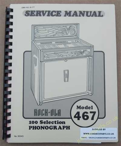 Rock-Ola 467 New Princess Manual (1977)