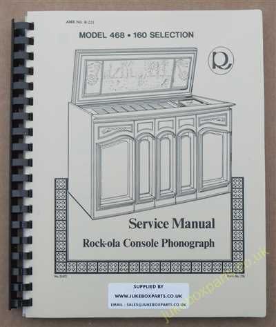 Rock-Ola 468 Grand Salon Manual (1977)