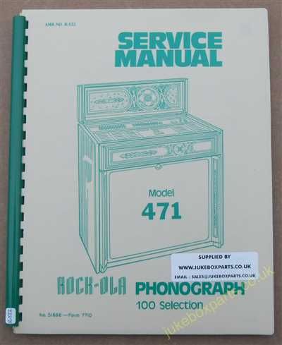 Rock-Ola 471 Manual (1977)