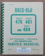 Rock-Ola 476, 481, 484 Manual
